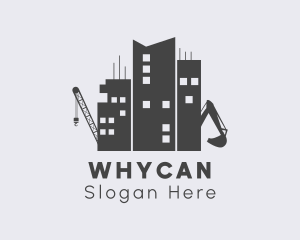 Scaffolding - Urban City Property Construction logo design