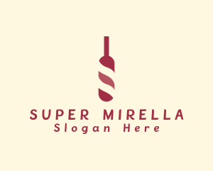 Wine Bar Bottle  Logo