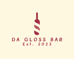 Wine Bar Bottle  logo design