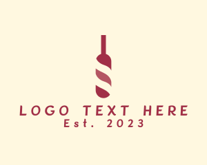 Event Management - Wine Bar Bottle logo design
