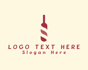 Wine Bar Bottle  Logo