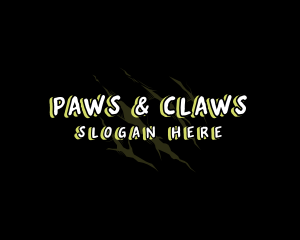 Animal Claw Scratch logo design