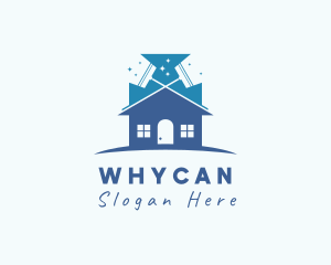 Wash - Apartment House Cleaning logo design