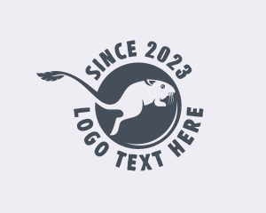Weasel - Wild Chinchilla Zoo logo design