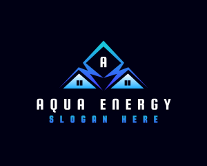 Lightning Roof Energy logo design