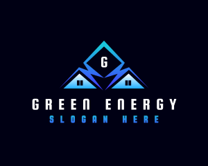 Lightning Roof Energy logo design