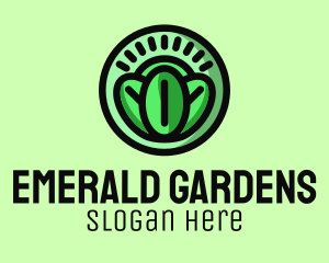 Organic Vegetable Garden logo design