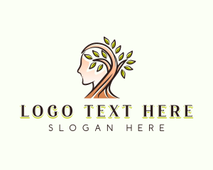 Tree - Wellness Natural Therapy logo design