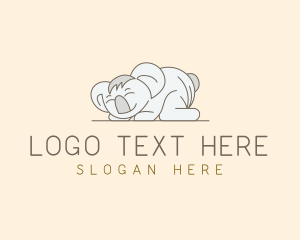 Sleeping Koala Zoo Logo