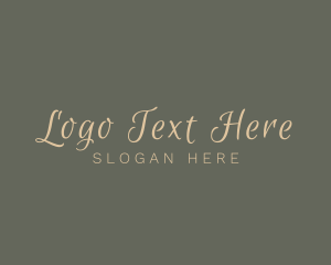 Etsy - Elegant Script Cosmetics logo design