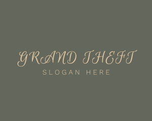 Elegant Script Cosmetics logo design