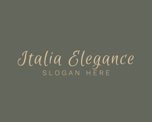 Elegant Script Cosmetics logo design