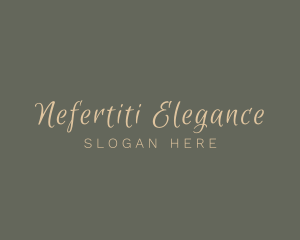 Elegant Script Cosmetics logo design