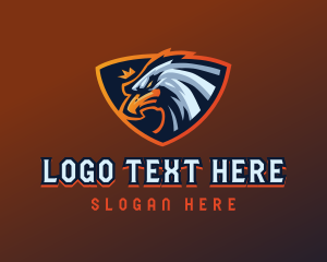 Mascot - Gaming Eagle Hawk logo design