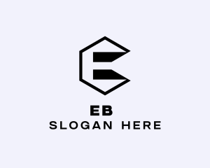 Construction Builder Letter E logo design