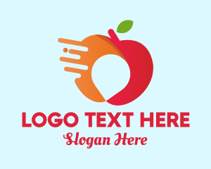 Delivery Service - Fast Fruit Delivery logo design