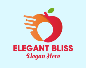 Organic Fruit - Fast Fruit Delivery logo design