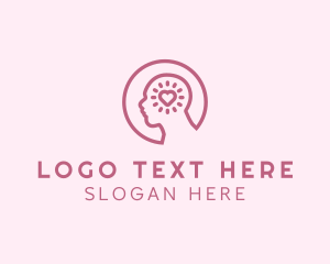 Head - Mental Health Heart Counseling logo design