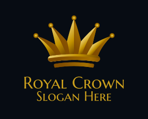 Coronation - Gold Crown Royalty logo design