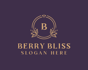 Wedding Event Floral Logo