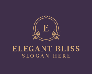 Wedding Event Floral logo design