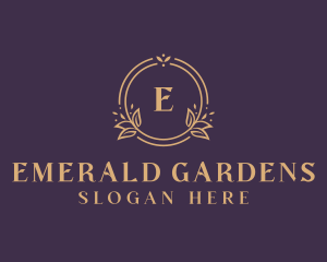 Wedding Event Floral logo design