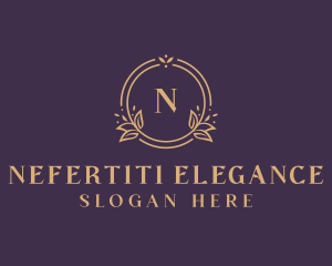 Wedding Event Floral logo design