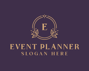 Wedding Event Floral logo design