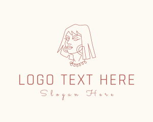 Red - Boutique Lady Jewelry logo design