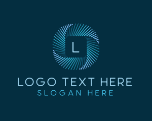 Line - Digital Line Technology logo design