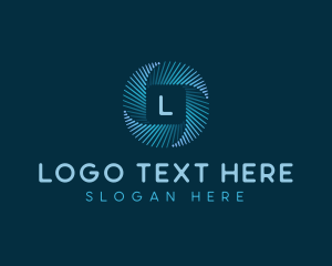 Line - Digital Line Technology logo design