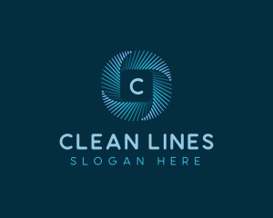 Digital Line Technology logo design