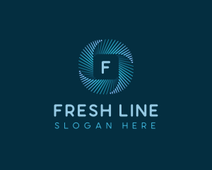 Digital Line Technology logo design