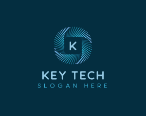 Digital Line Technology logo design