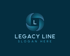 Digital Line Technology logo design