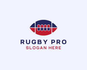 Rugby Ball Sports logo design