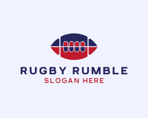 Rugby - Rugby Ball Sports logo design