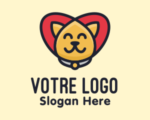 Pet Cat Care Logo