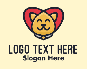 Lovable - Pet Cat Care logo design