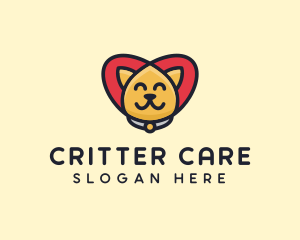 Pet Cat Care logo design