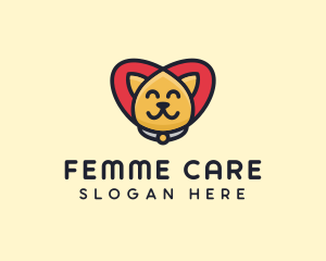 Pet Cat Care logo design