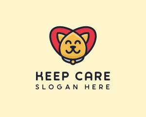 Pet Cat Care logo design