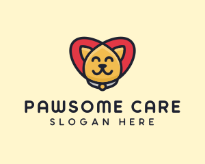 Pet Cat Care logo design