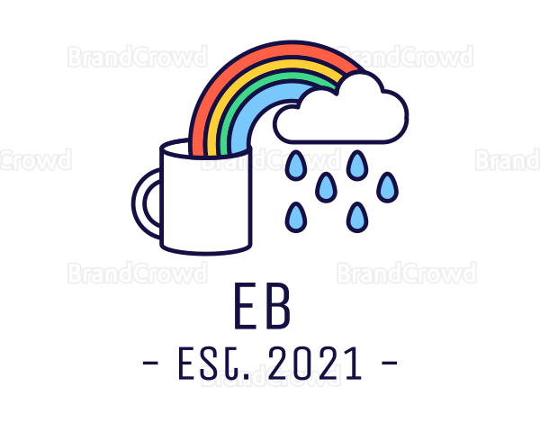 Rainbow Coffee Mug Logo