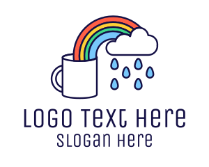 Rainbow Coffee Mug Logo