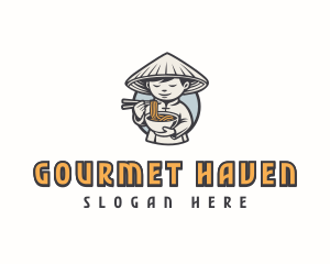 Ramen Dining Restaurant logo design