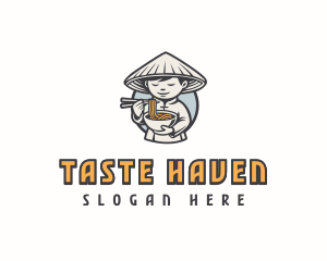 Ramen Dining Restaurant logo design