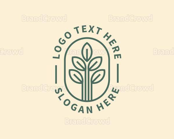 Gardening Plant Sprout Logo