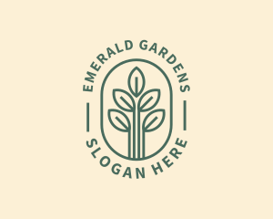 Gardening Plant Sprout logo design