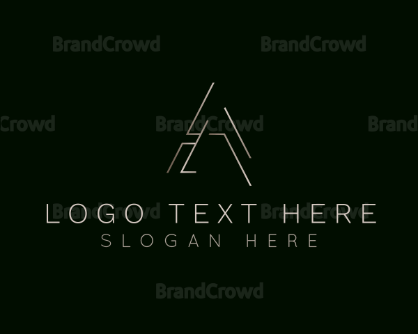 Elegant Luxurious Boutique Letter A Logo
